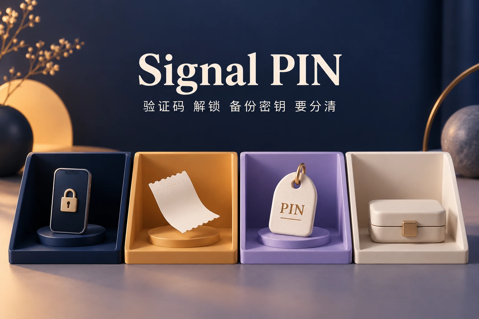Signal PIN不是验证码：设备解锁、注册锁与备份密钥怎样分开准备的原创封面